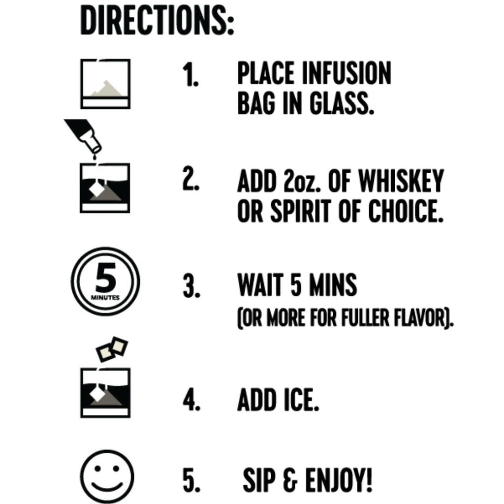 Old Fashioned – Travel Cocktail Infusion - Flavor Sampler